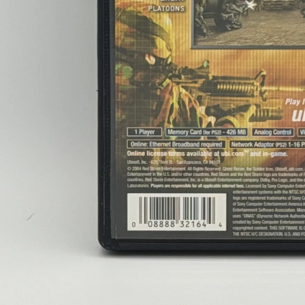 Tom Clancy's Ghost Recon 2 PlayStation 2 PS2 Greatest Hits CIB Ubisoft ESRB T